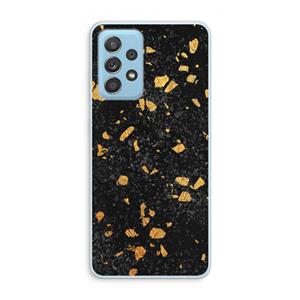 CaseCompany Terrazzo N°7: Samsung Galaxy A73 Transparant Hoesje