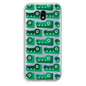CaseCompany Crocs: Samsung Galaxy J3 (2017) Transparant Hoesje