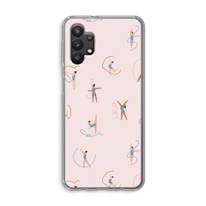 CaseCompany Dancing #3: Samsung Galaxy A32 5G Transparant Hoesje