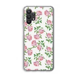 CaseCompany Kleine roosjes: Samsung Galaxy A32 5G Transparant Hoesje