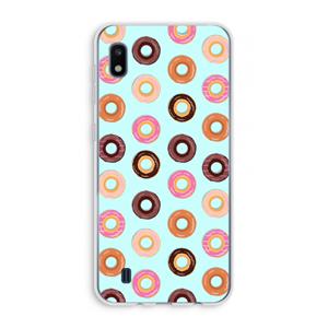 CaseCompany Donuts: Samsung Galaxy A10 Transparant Hoesje