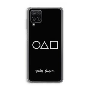CaseCompany Squid Game: Samsung Galaxy A12 Transparant Hoesje