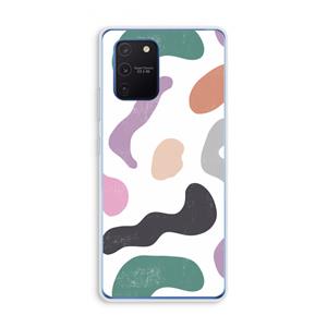 CaseCompany Memphis Shapes: Samsung Galaxy Note 10 Lite Transparant Hoesje