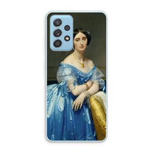 CaseCompany Eleonore: Samsung Galaxy A73 Transparant Hoesje