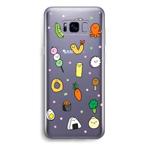 CaseCompany Happy bento friends: Samsung Galaxy S8 Plus Transparant Hoesje