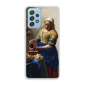 CaseCompany The Milkmaid: Samsung Galaxy A73 Transparant Hoesje