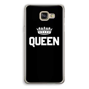 CaseCompany Queen zwart: Samsung Galaxy A5 (2016) Transparant Hoesje