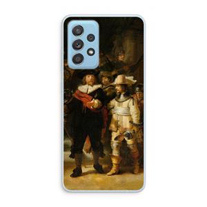 CaseCompany De Nachtwacht: Samsung Galaxy A73 Transparant Hoesje