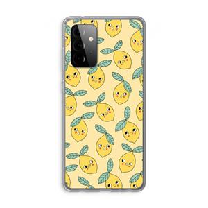 CaseCompany Citroenen: Samsung Galaxy A72 Transparant Hoesje