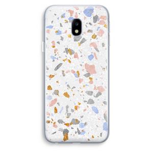 CaseCompany Terrazzo N°8: Samsung Galaxy J3 (2017) Transparant Hoesje