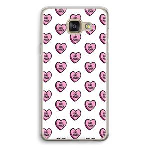 CaseCompany GIRL POWER: Samsung Galaxy A5 (2016) Transparant Hoesje