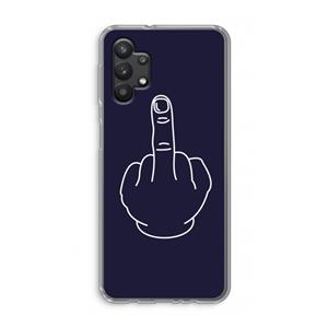 CaseCompany F**k U: Samsung Galaxy A32 5G Transparant Hoesje