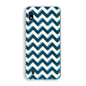 CaseCompany Onderbroken lijn: Samsung Galaxy A10 Transparant Hoesje