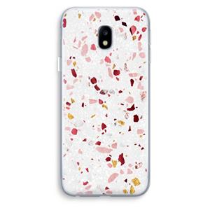 CaseCompany Terrazzo N°9: Samsung Galaxy J3 (2017) Transparant Hoesje