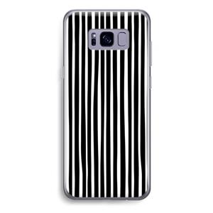 CaseCompany Stripes: Samsung Galaxy S8 Plus Transparant Hoesje
