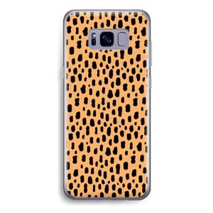 CaseCompany Panter: Samsung Galaxy S8 Plus Transparant Hoesje