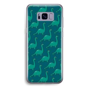 CaseCompany Diplodocus: Samsung Galaxy S8 Plus Transparant Hoesje