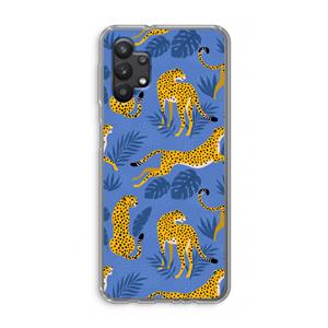 CaseCompany Luipaard: Samsung Galaxy A32 5G Transparant Hoesje