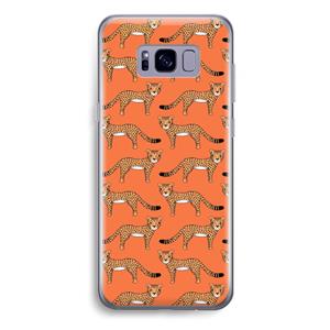 CaseCompany Cheetah: Samsung Galaxy S8 Plus Transparant Hoesje