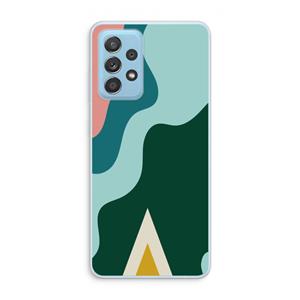 CaseCompany Noor B: Samsung Galaxy A73 Transparant Hoesje