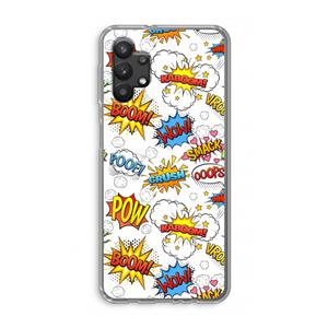 CaseCompany Pow Smack: Samsung Galaxy A32 5G Transparant Hoesje