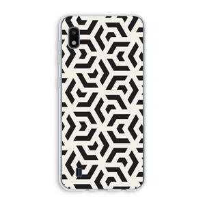CaseCompany Crazy pattern: Samsung Galaxy A10 Transparant Hoesje