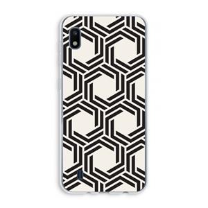 CaseCompany Geometrisch patroon: Samsung Galaxy A10 Transparant Hoesje