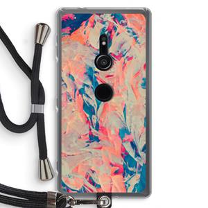 CaseCompany Alone: Sony Xperia XZ2 Transparant Hoesje met koord