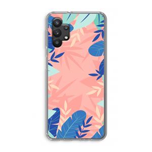 CaseCompany Tropisch: Samsung Galaxy A32 5G Transparant Hoesje
