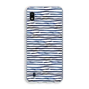 CaseCompany Verrassende lijnen: Samsung Galaxy A10 Transparant Hoesje