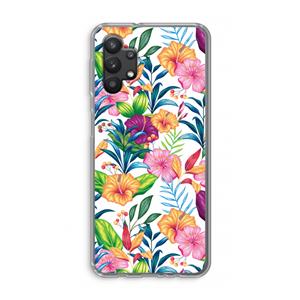 CaseCompany Tropisch 2: Samsung Galaxy A32 5G Transparant Hoesje