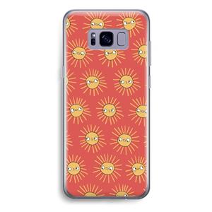 CaseCompany Zon: Samsung Galaxy S8 Plus Transparant Hoesje