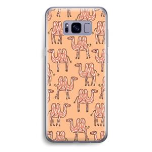 CaseCompany Kameel: Samsung Galaxy S8 Plus Transparant Hoesje