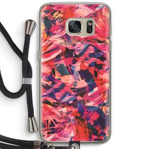 CaseCompany California: Samsung Galaxy S7 Transparant Hoesje met koord