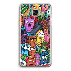 CaseCompany Vexx Mixtape: Samsung Galaxy A5 (2016) Transparant Hoesje
