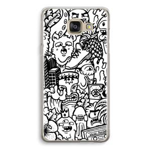 CaseCompany Vexx Mixtape #2: Samsung Galaxy A5 (2016) Transparant Hoesje