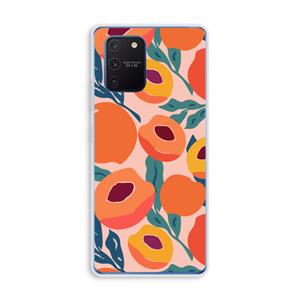 CaseCompany Perzik: Samsung Galaxy Note 10 Lite Transparant Hoesje