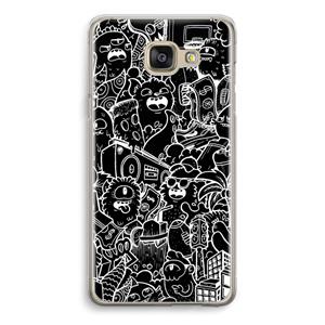 CaseCompany Vexx Black City : Samsung Galaxy A5 (2016) Transparant Hoesje
