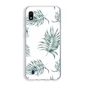 CaseCompany Simple leaves: Samsung Galaxy A10 Transparant Hoesje