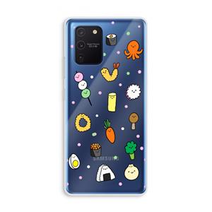 CaseCompany Happy bento friends: Samsung Galaxy Note 10 Lite Transparant Hoesje