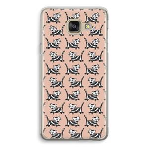 CaseCompany Zwarte poes: Samsung Galaxy A5 (2016) Transparant Hoesje