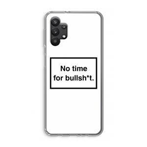CaseCompany No time: Samsung Galaxy A32 5G Transparant Hoesje