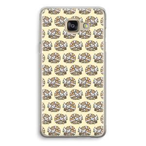 CaseCompany Slapende poes: Samsung Galaxy A5 (2016) Transparant Hoesje