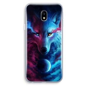 CaseCompany Where Light And Dark Meet: Samsung Galaxy J3 (2017) Transparant Hoesje