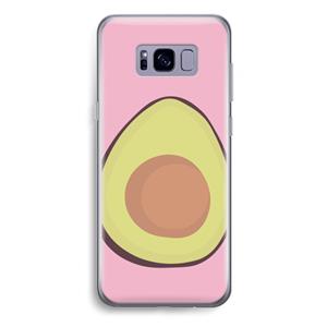 CaseCompany Avocado: Samsung Galaxy S8 Plus Transparant Hoesje