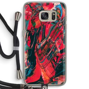 CaseCompany Endless Descent: Samsung Galaxy S7 Transparant Hoesje met koord