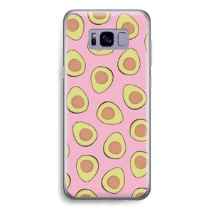 CaseCompany Dancing avocados: Samsung Galaxy S8 Plus Transparant Hoesje