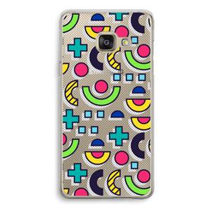 CaseCompany 8-bit N°6: Samsung Galaxy A3 (2016) Transparant Hoesje