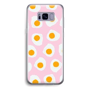 CaseCompany Dancing eggs: Samsung Galaxy S8 Plus Transparant Hoesje