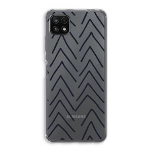 CaseCompany Marrakech Arrows: Samsung Galaxy A22 5G Transparant Hoesje